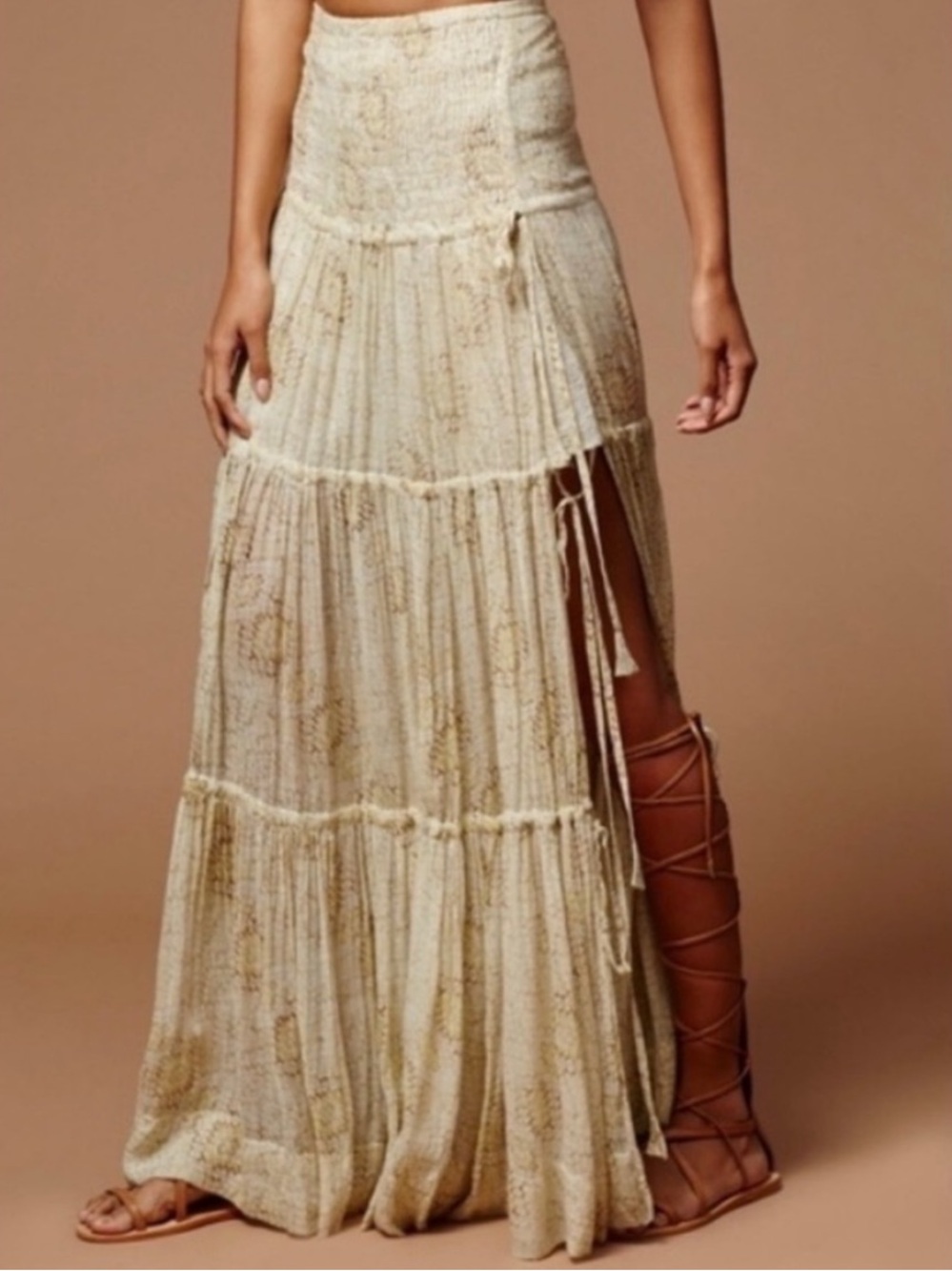 NWOT Free People Esmeralda Maxi Skirt - Picture 3 of 14